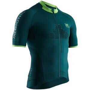 X-Bionic Invent 4.0 Zip Bike Jersey Mens XXL Green